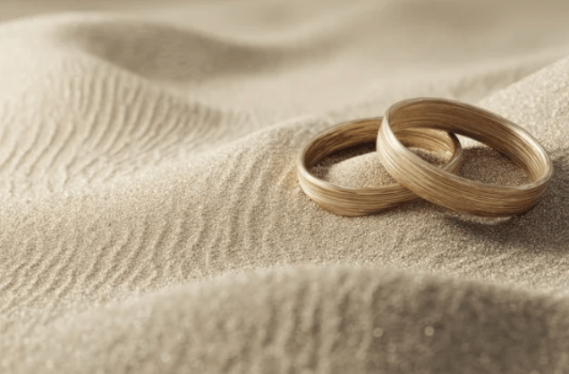 การเททรายในงานแต่ง